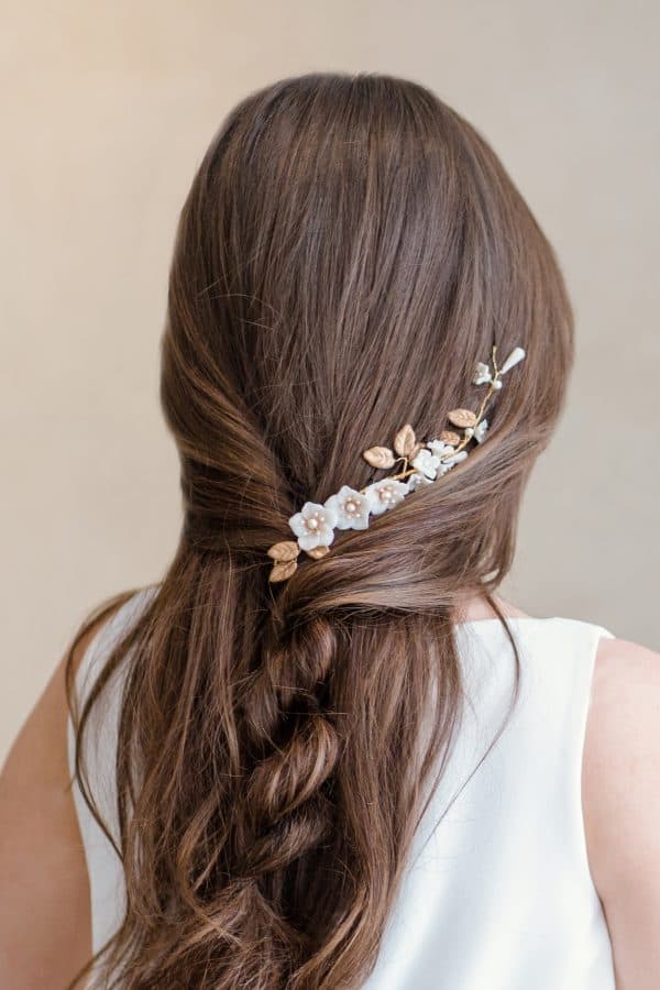 accesorii par mireasa, accesoriu de par pentru mirese, accesoriu romantic, accesoriu par nunta, mireasa boema