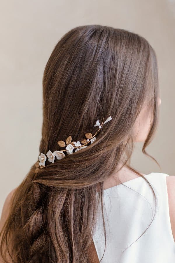 accesorii par mireasa, accesoriu de par pentru mirese, accesoriu romantic, accesoriu par nunta, mireasa boema