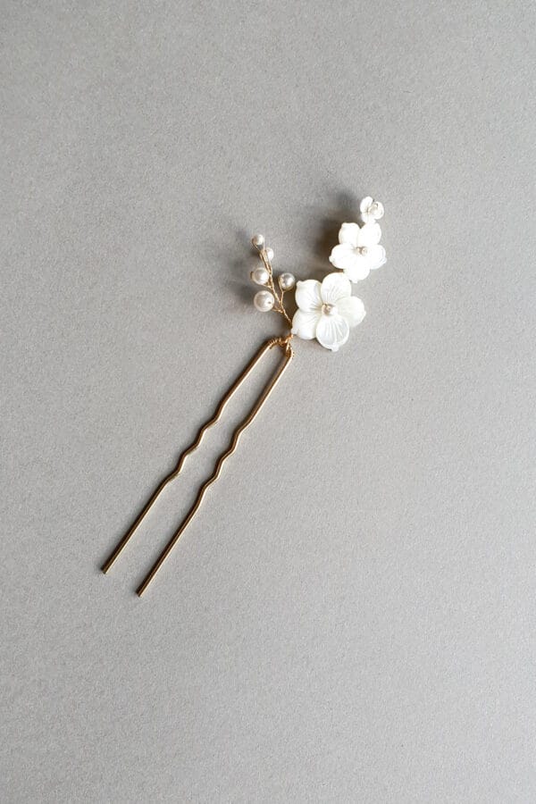 accesoriu floral, ac par pentru mireasa, accesorii mirese, accesoriu romantic, mireasa boema