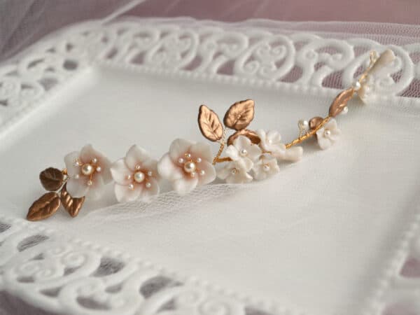 accesorii par mireasa, accesoriu de par pentru mirese, accesoriu romantic, accesoriu par nunta, mireasa boema