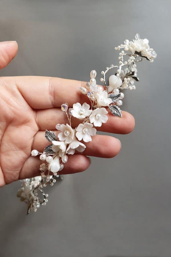 accesorii par mireasa, accesoriu par mireasa flori, accesorii par nunta, accesorii pentru mireasa, mirese